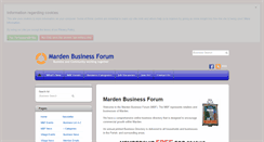 Desktop Screenshot of mardenbusinessforum.com